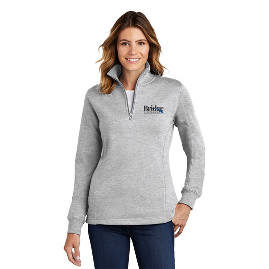 Sport-Tek Ladies' 1/4-Zip Sweatshirt